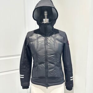 Canada Goose Women's Hybridge Black Hooded Jacket